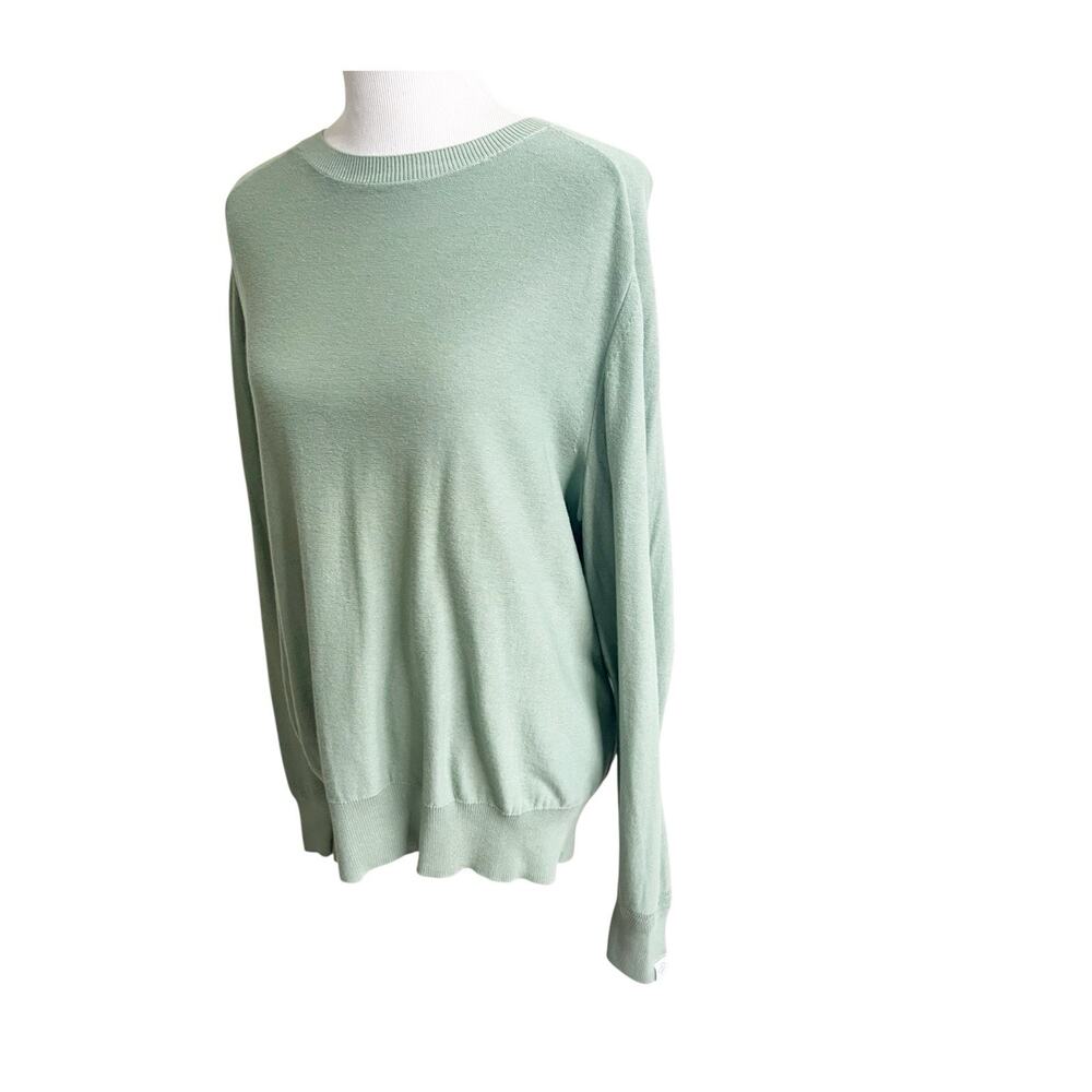 Rag & Bone Women’s Crewneck Lightweight Sweater In Pistachio Long Sleeve Minimal - Picture 3 of 11
